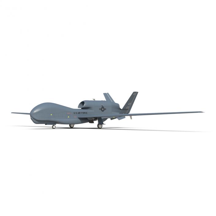 3D model RQ-4 Global Hawk UAV