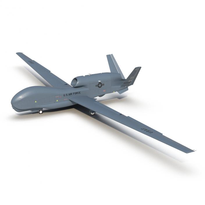 3D model RQ-4 Global Hawk UAV