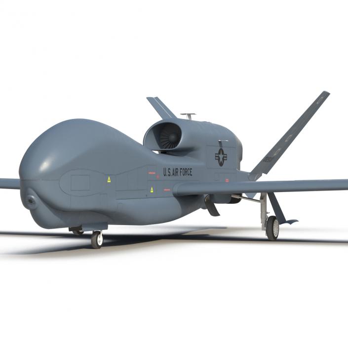 3D model RQ-4 Global Hawk UAV