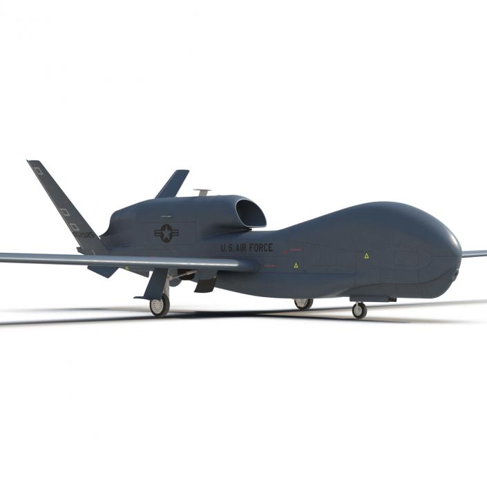 3D model RQ-4 Global Hawk UAV