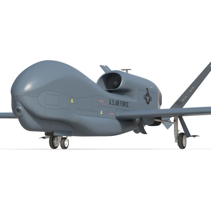 3D model RQ-4 Global Hawk UAV