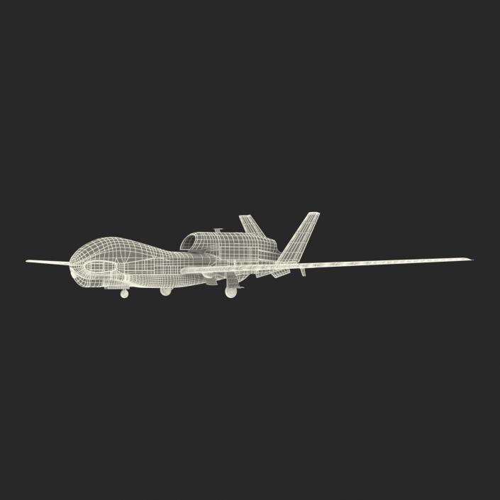 3D model RQ-4 Global Hawk UAV