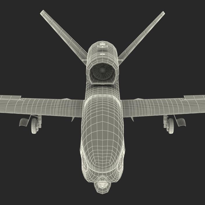 3D model RQ-4 Global Hawk UAV