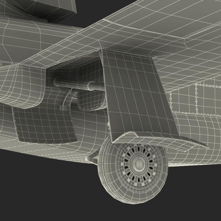 3D model RQ-4 Global Hawk UAV