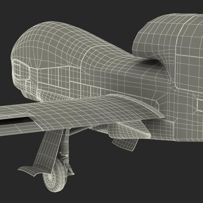 3D model RQ-4 Global Hawk UAV