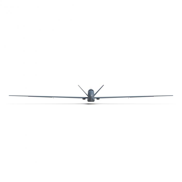 RQ-4 Global Hawk UAV Rigged 3D