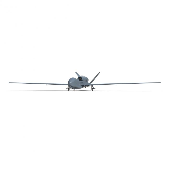 RQ-4 Global Hawk UAV Rigged 3D