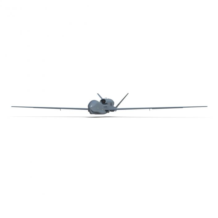 RQ-4 Global Hawk UAV Rigged 3D