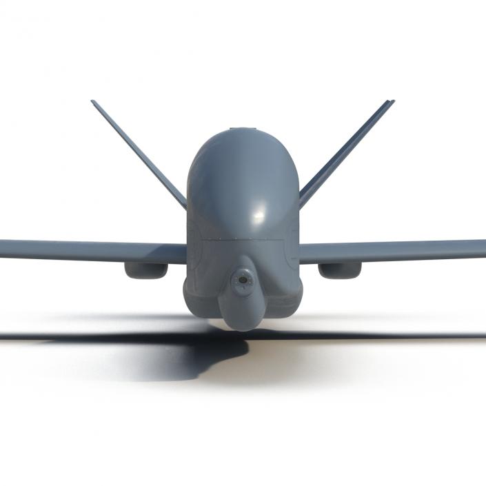 RQ-4 Global Hawk UAV Rigged 3D