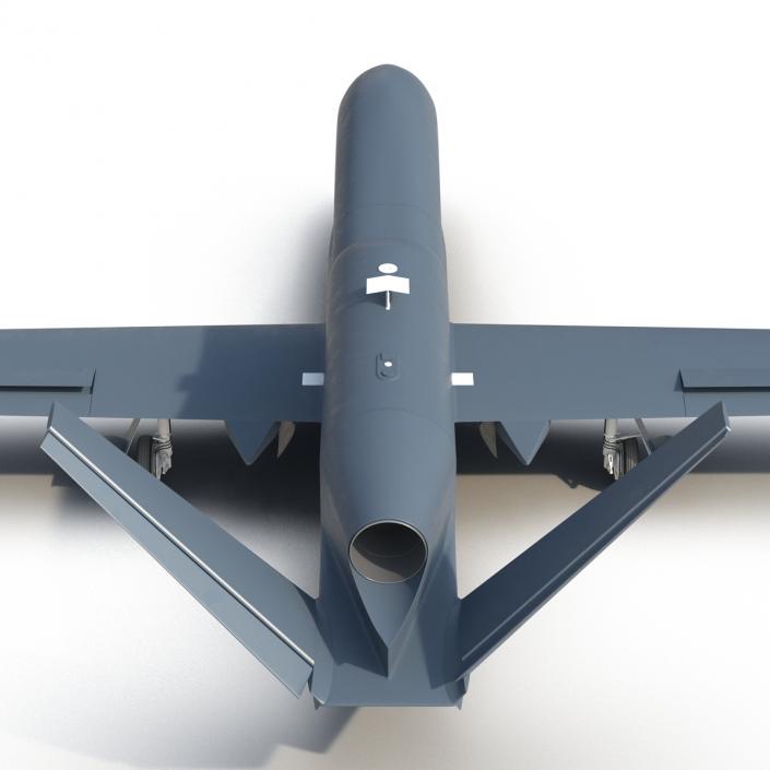 RQ-4 Global Hawk UAV Rigged 3D