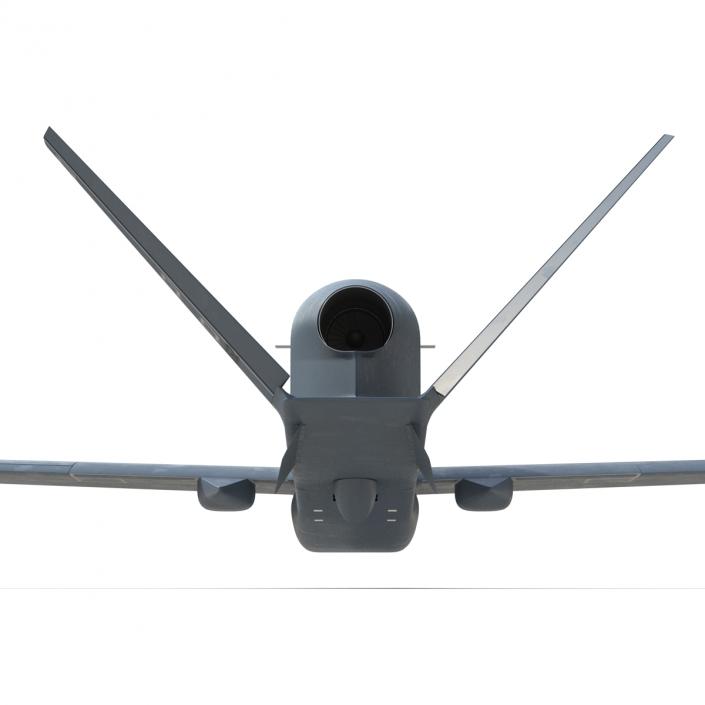 RQ-4 Global Hawk UAV Rigged 3D