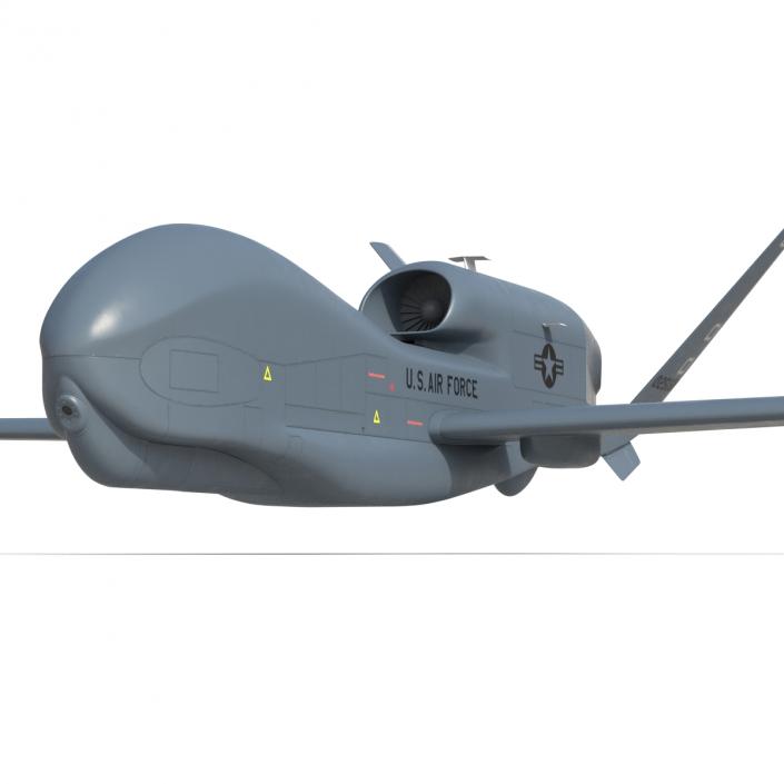 RQ-4 Global Hawk UAV Rigged 3D