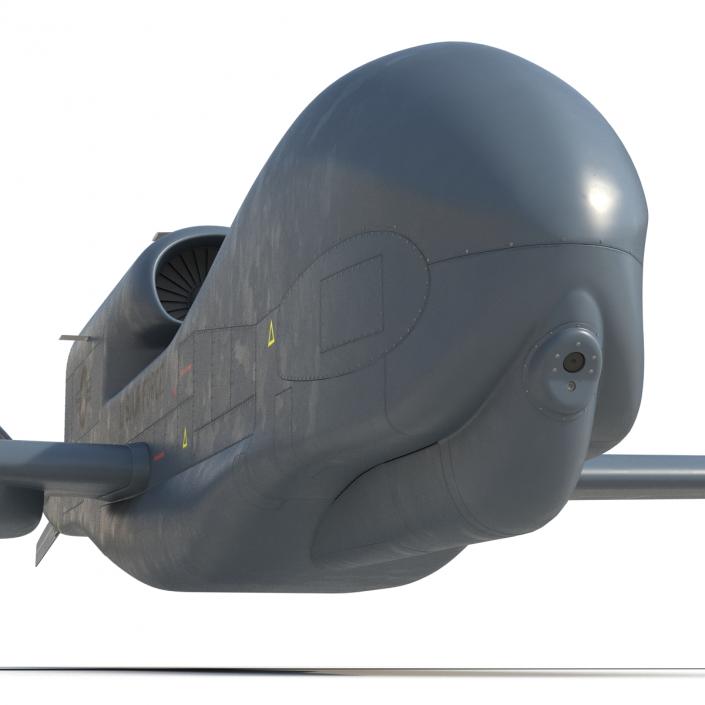 RQ-4 Global Hawk UAV Rigged 3D