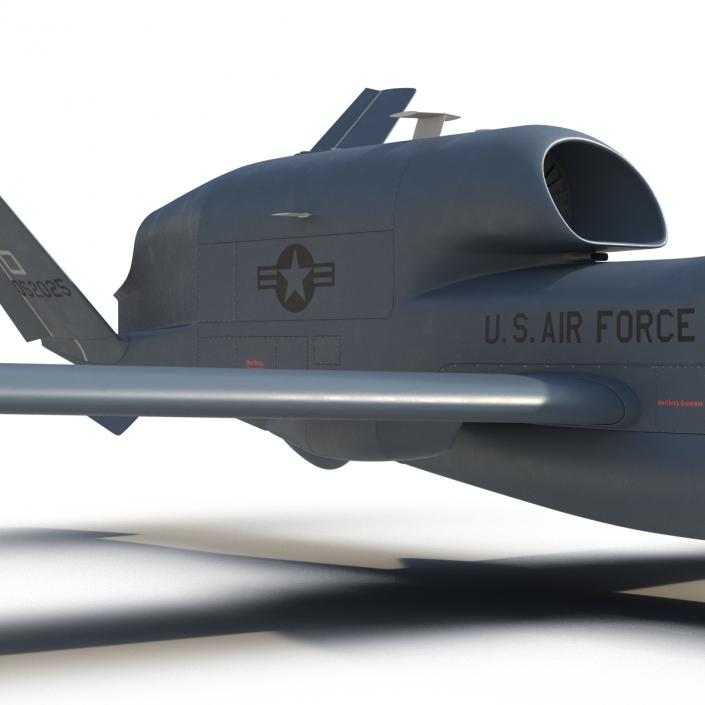 RQ-4 Global Hawk UAV Rigged 3D