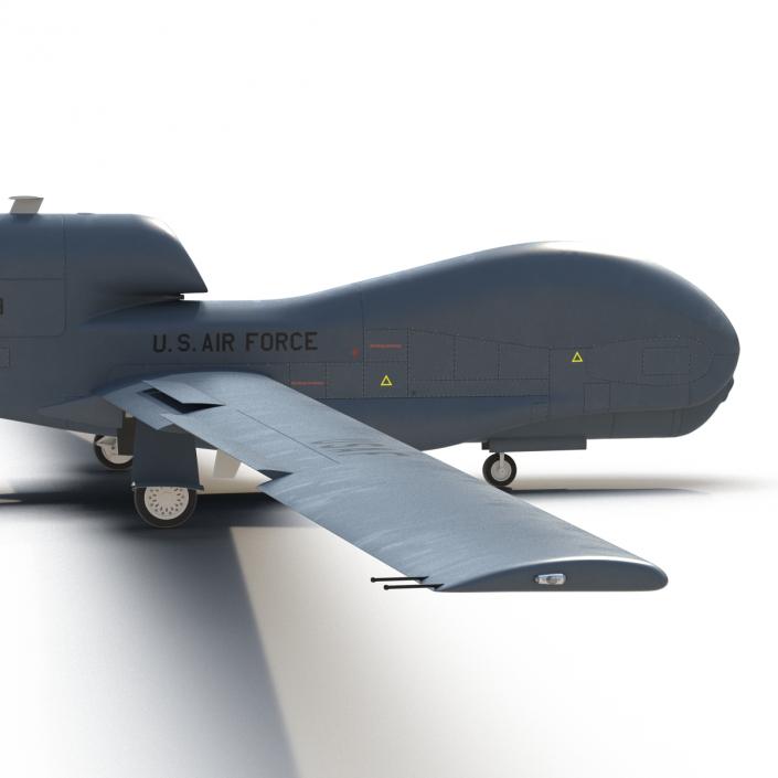 RQ-4 Global Hawk UAV Rigged 3D