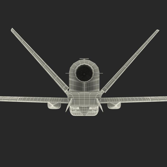 RQ-4 Global Hawk UAV Rigged 3D