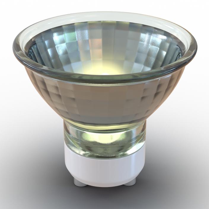 3D Spot Light Bulb Glowing model