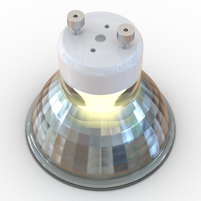 3D Spot Light Bulb Glowing model