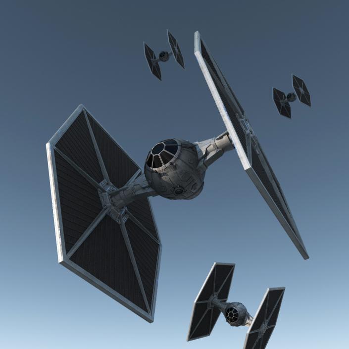 3D Star Wars Tie Fighter