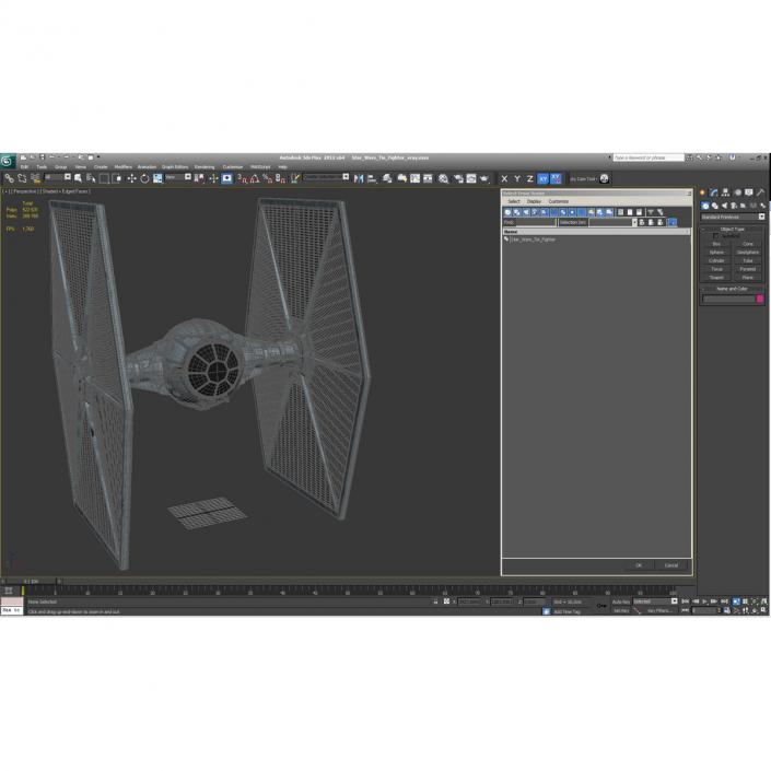 3D Star Wars Tie Fighter