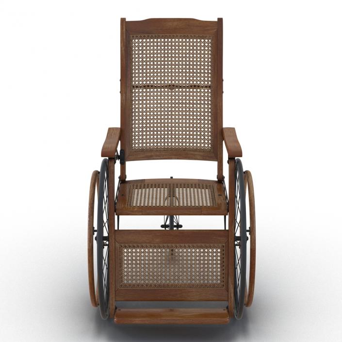 3D Vintage Wheelchair model