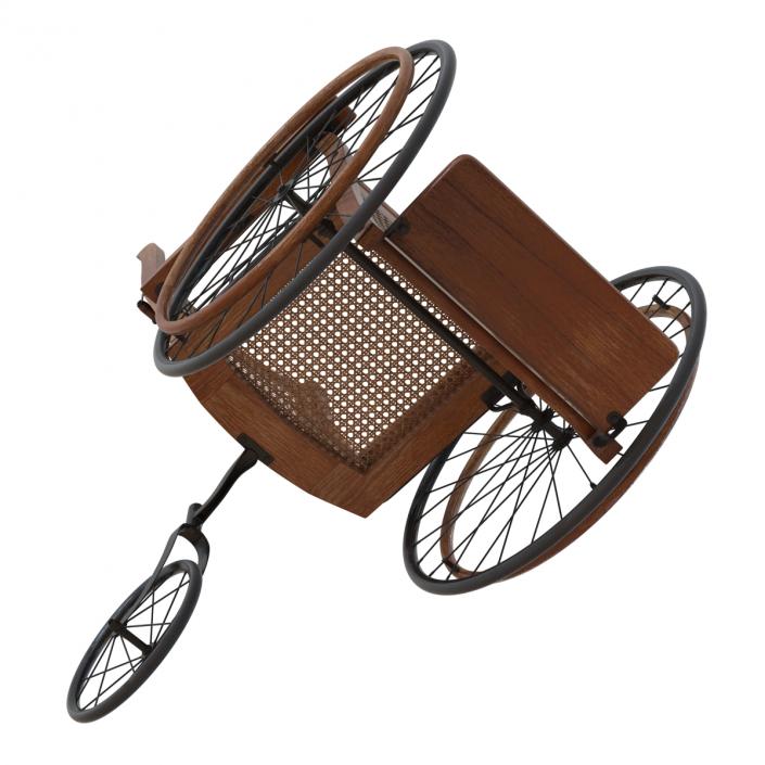 3D Vintage Wheelchair model