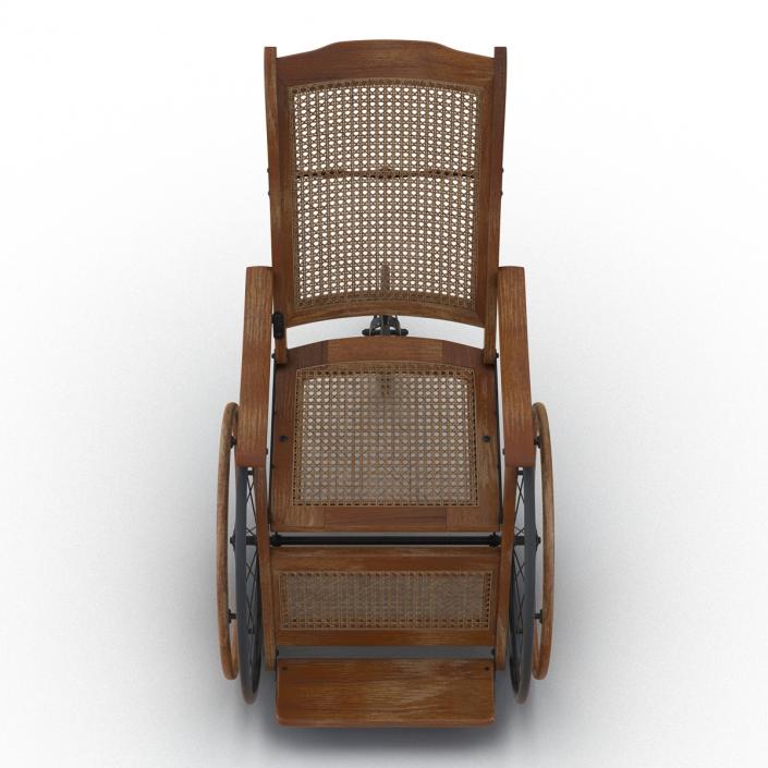 3D Vintage Wheelchair model