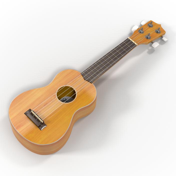 Ukulele 3D model