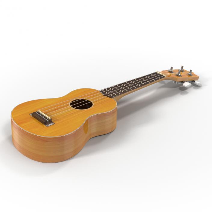 Ukulele 3D model