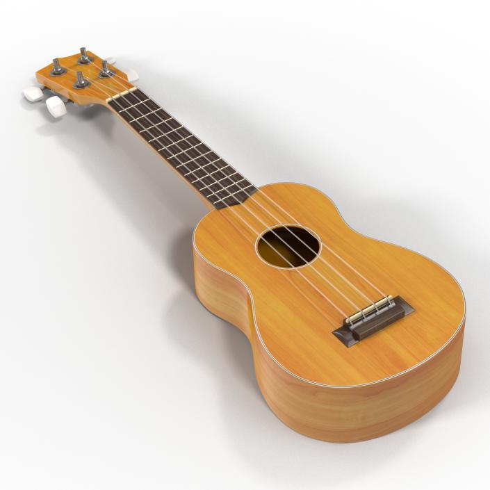 Ukulele 3D model