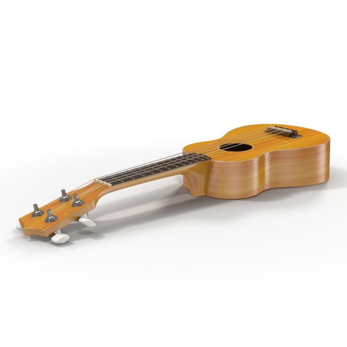 Ukulele 3D model