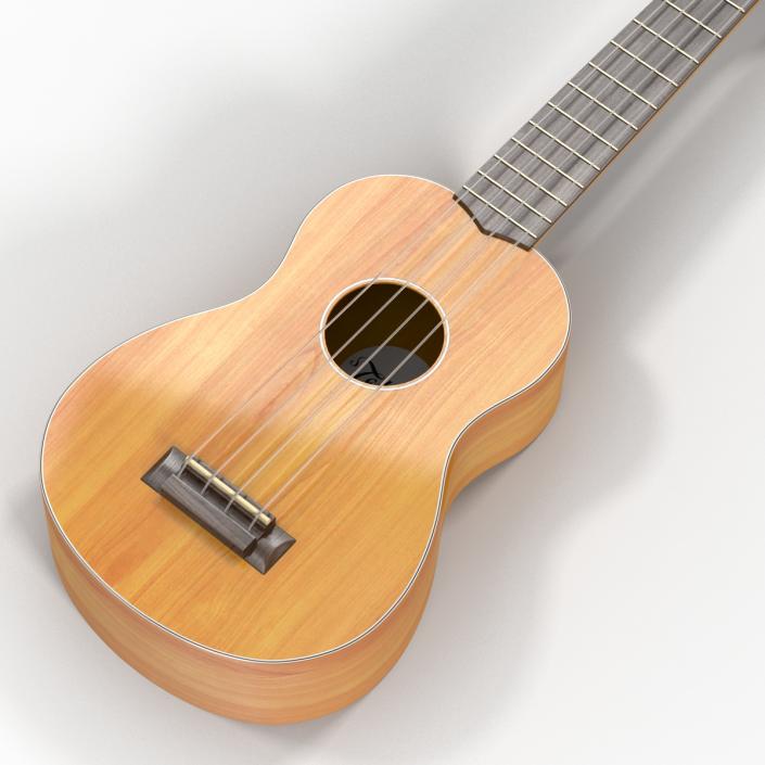 Ukulele 3D model