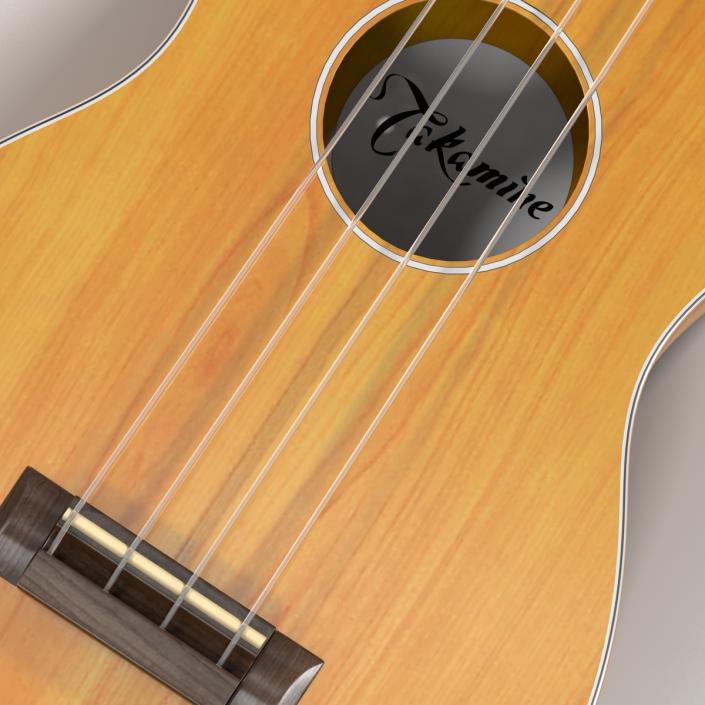 Ukulele 3D model