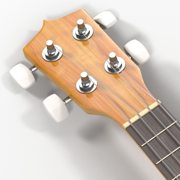 Ukulele 3D model