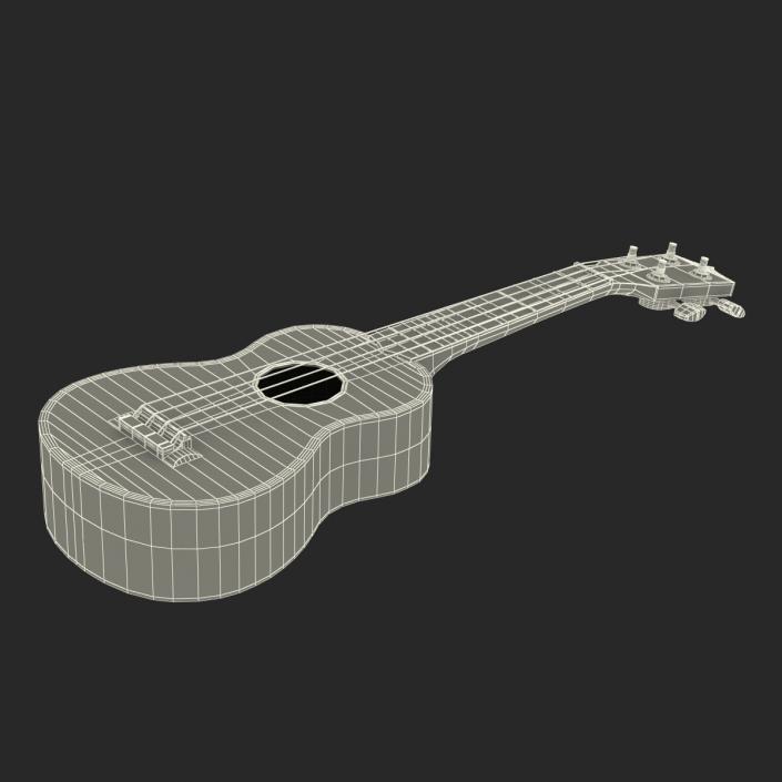 Ukulele 3D model