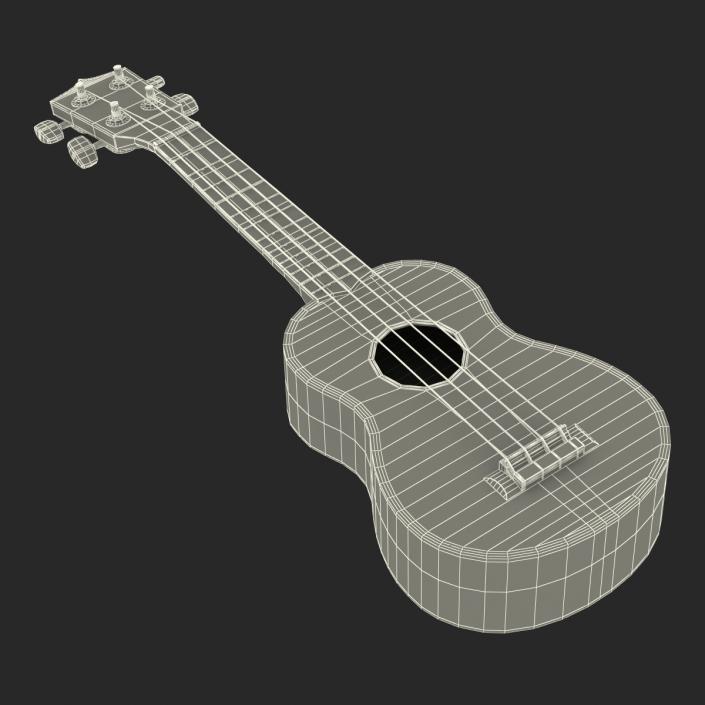 Ukulele 3D model