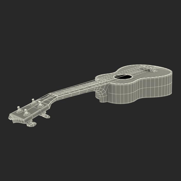 Ukulele 3D model