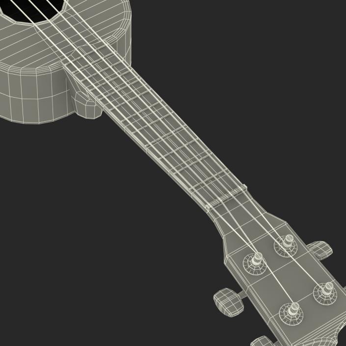 Ukulele 3D model