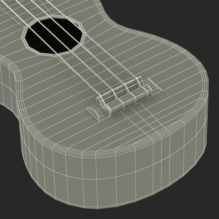 Ukulele 3D model