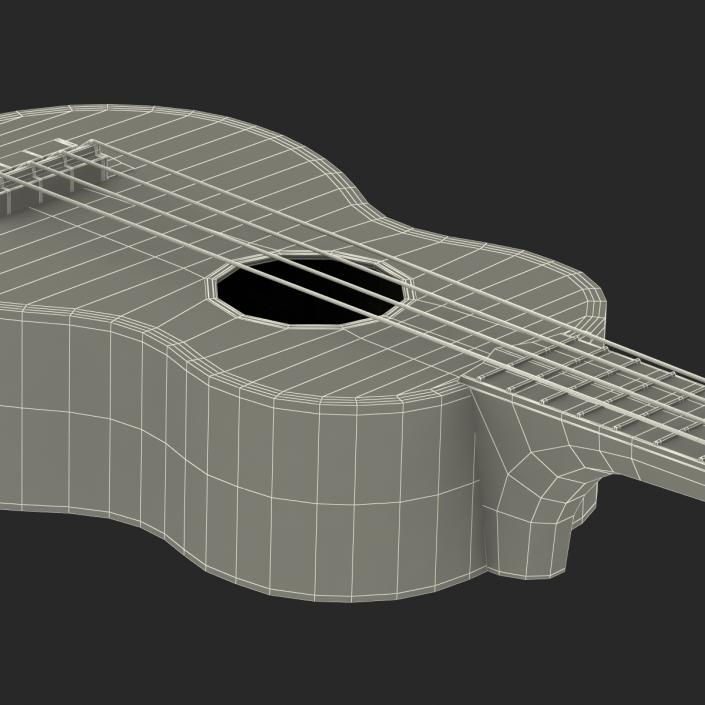 Ukulele 3D model