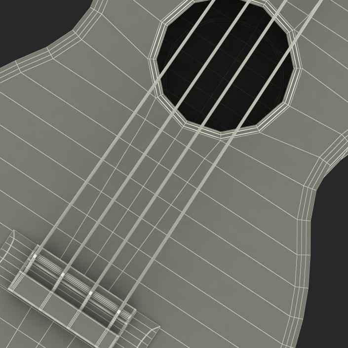 Ukulele 3D model