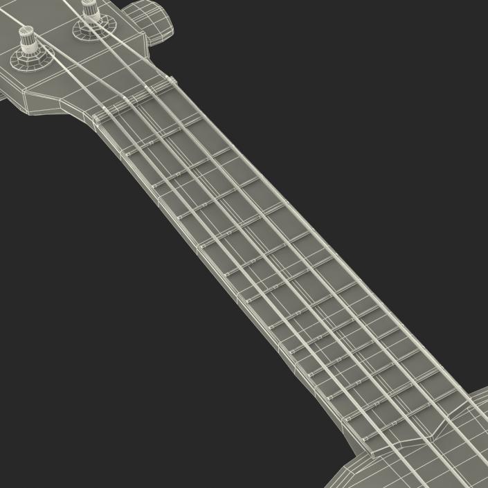 Ukulele 3D model