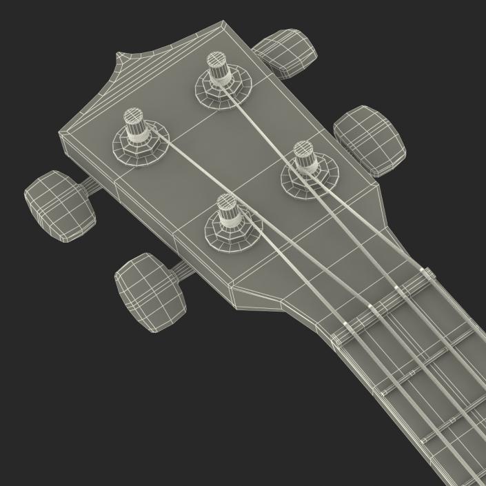 Ukulele 3D model