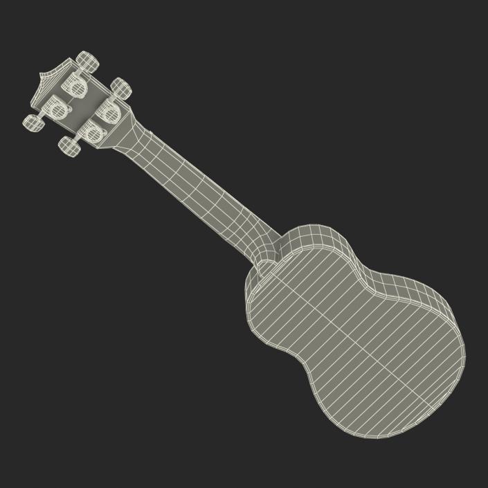 Ukulele 3D model