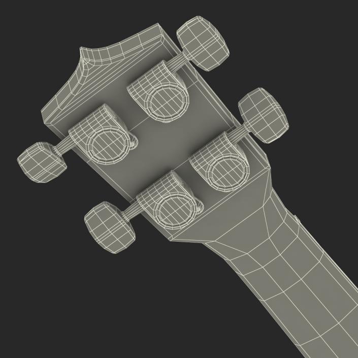 Ukulele 3D model