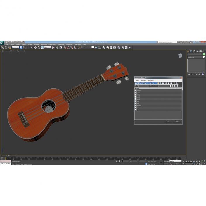 3D model Ukulele Generic