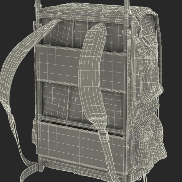 3D Camping Backpack 2 model