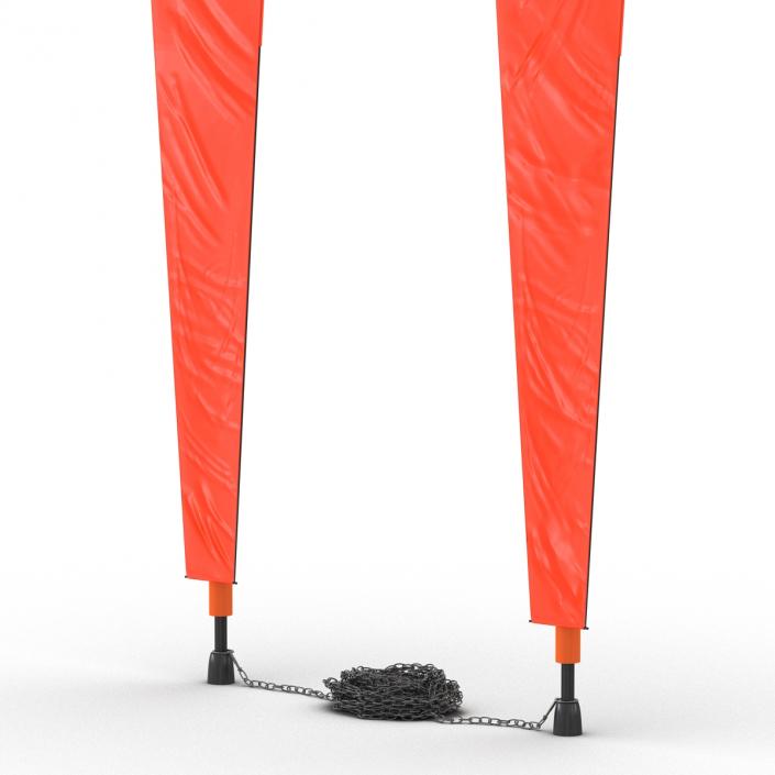 Football Down Marker Rigged 3D