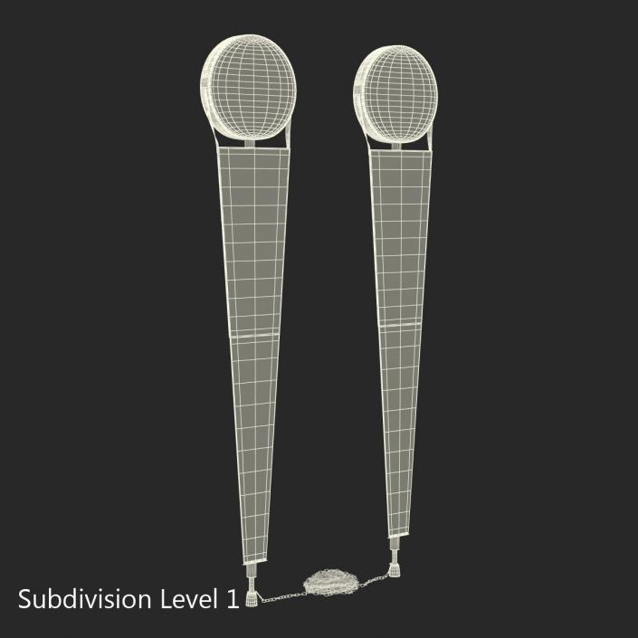 Football Down Marker Rigged 3D