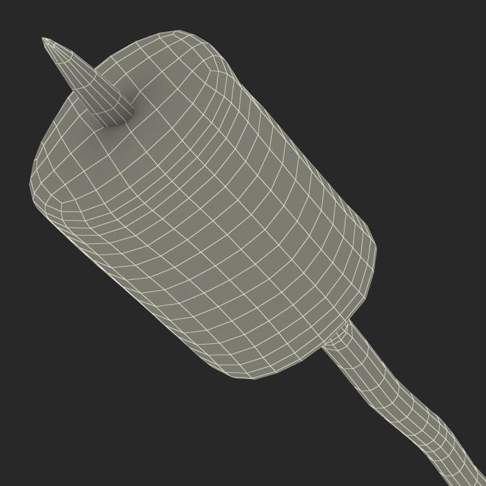 Marshmallow on a Stick 3D